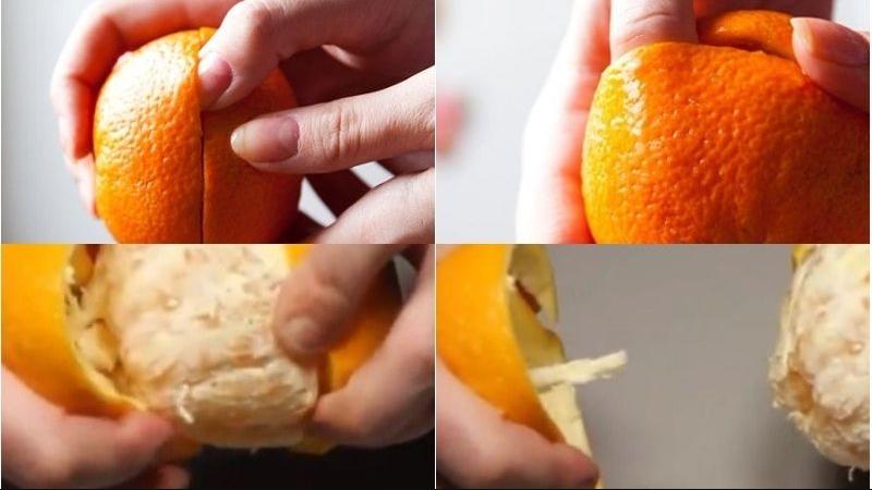 Các bược thực hiện cách làm nến thơm từ vỏ cam