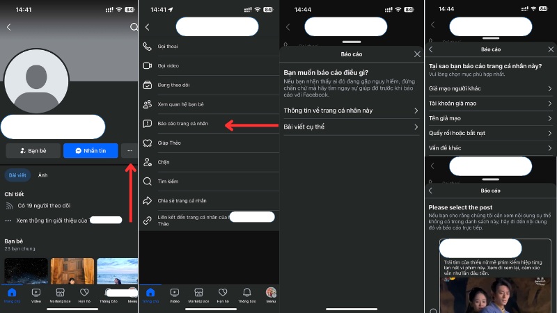 cách xem ai tố cáo mình trên fb