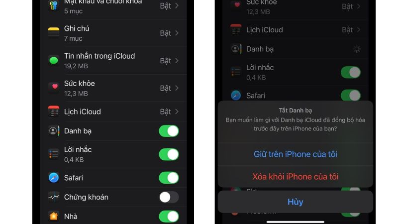 cách xóa danh bạ trên iPhone dễ dàng