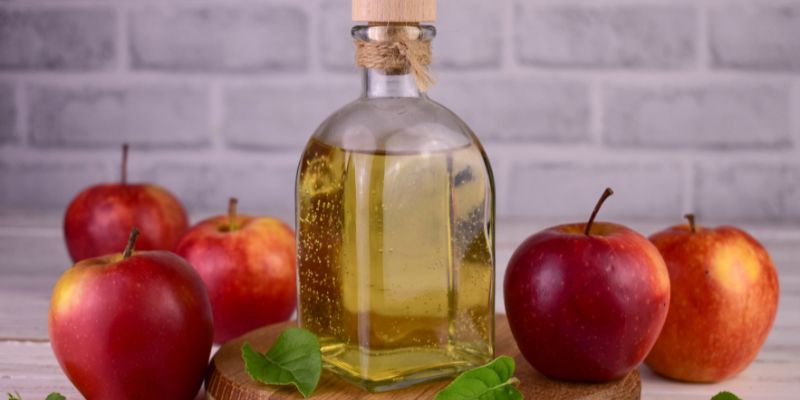 chữa mụn cóc bằng giấm táo