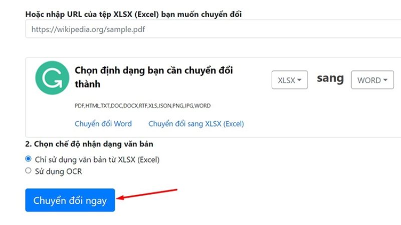 chuyển file excel sang word