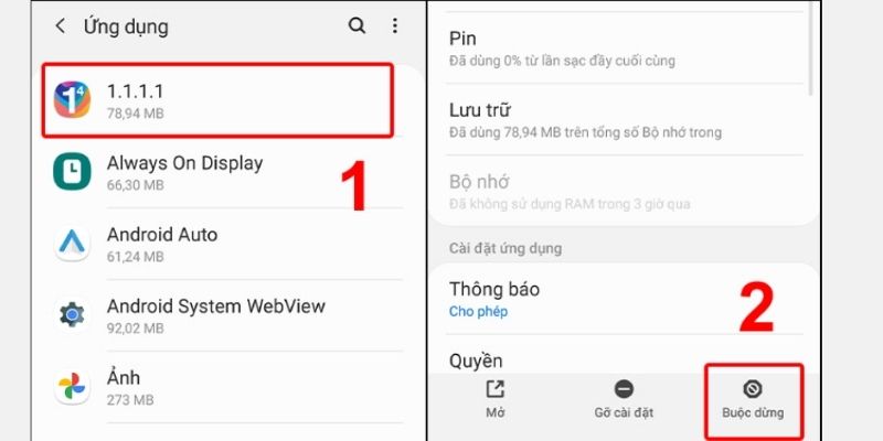 giải phóng dung lượng samsung