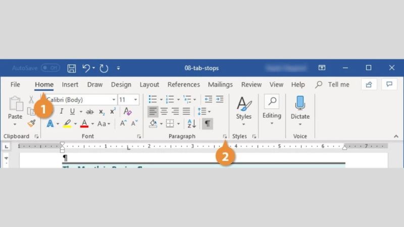 hướng dẫn cách sử dụng tab trong word